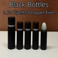10ML Black Roll on Glass