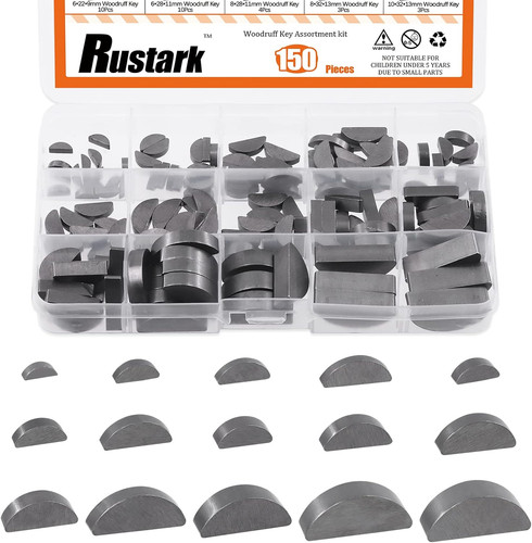 150pcs sizes woodruff key - woodruff,