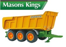 Joskin 3 Axle Tipping Trailer Bruder 02212 1:16 Scale Age 4+ John Deere