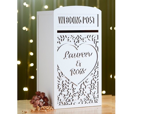 Personalised wedding card - wedding, post