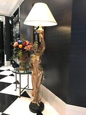 Antique girl with lamp (floor