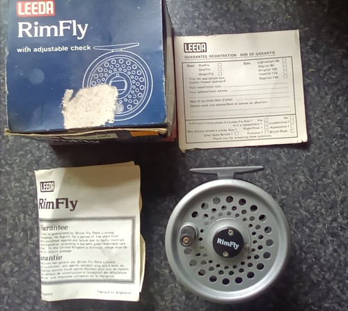 Leeda rimfly 100 fly reel - rimfly,