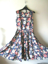 LINDY BOP Dress Sz 10  Blue