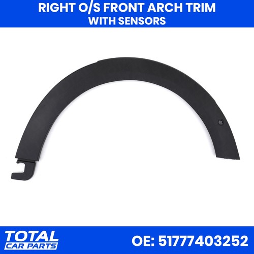 Right front arch - right, trim