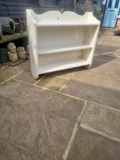 painted pine bookcase wall