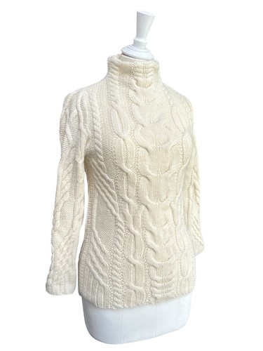 Womens aran mor jumper sweater - aran,