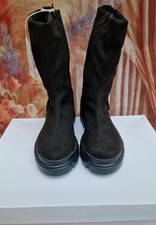 HÖGL Vision Black Suede Mid-Calf Boots – UK 6 (EU 39)