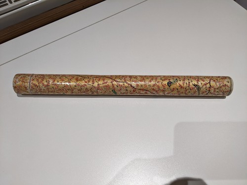 18thc ottoman lacquer papier - ottoman,