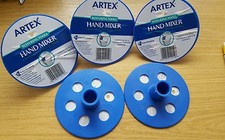 Ten Artex hand mixing tools 