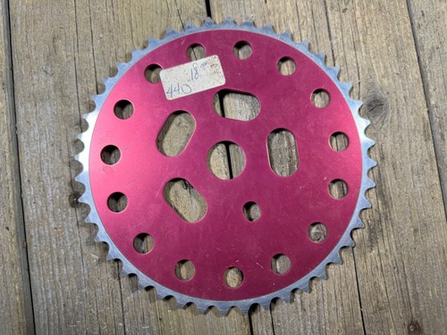 Old school bmx chainring red - old,