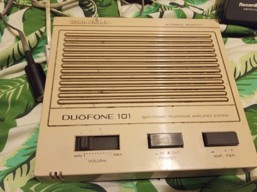 Vintage radio shack duofone - radio,