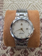 Brookes & Bentley 18k Gold, Tungsten, Sapphire Crystal Diamond MENS Watch RARE