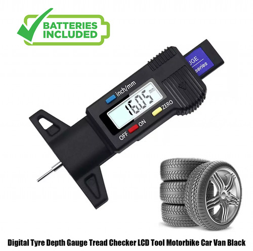 Digital tyre depth gauge tread - tyre,