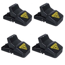 4Pcs Professional Mouse Traps Mousetrap Strong Easy Catcher Control Reusable