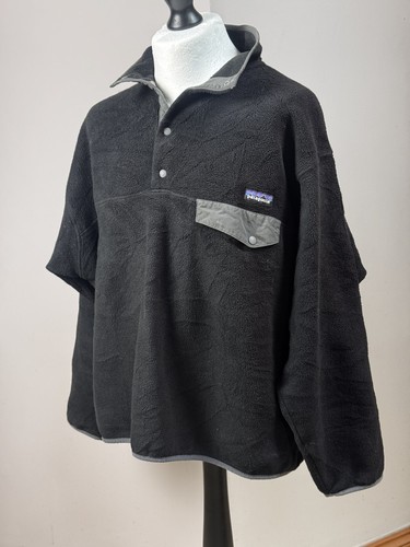 Patagonia mens black synchilla - patagonia,