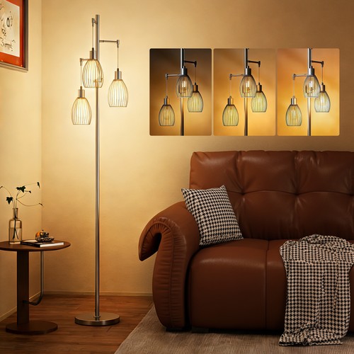 Homcom industrial light - homcom, 3-light
