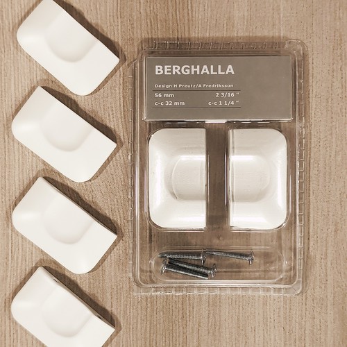 Ikea berghalla handles white - berghalla,