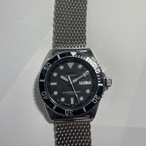 Seiko men black watch - men's,