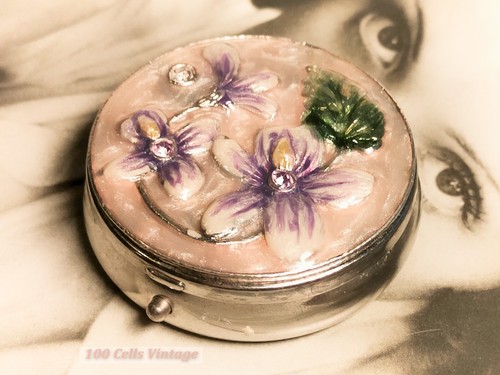 Pink enameled
