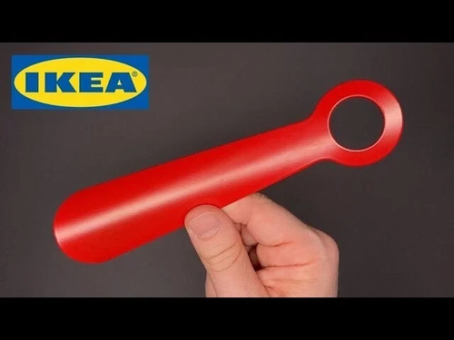 Ikea metal shoe horn snoskyffl - metal,