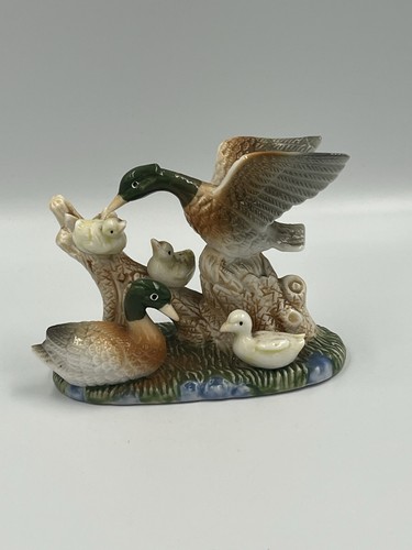 Vintage ceramic bird mallard - vintage,
