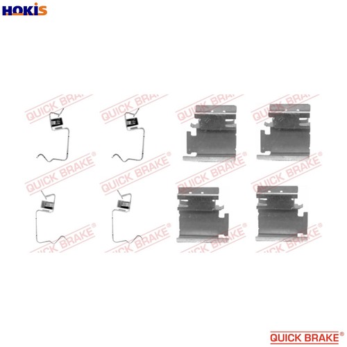 Accessory kit disc brake pad - accessory,