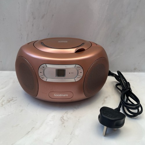 Goodmans rose gold bluetooth - goodmans,