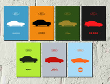 POSTER - FORD SILHOUETTES