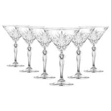 6x RCR Crystal 210ml Melodia Martini Glasses Cocktail Party Drinking Glass Set