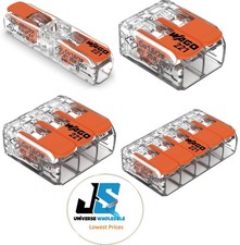 221 Series Reusable Electrical Wire Cable Connectors Compact UK INLINE JOINER