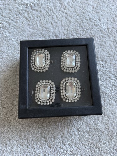 Crystal rhinestone napkin - crystal,