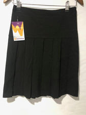 black school uniform pleated skirt girls Winterbottom designer rrp £20