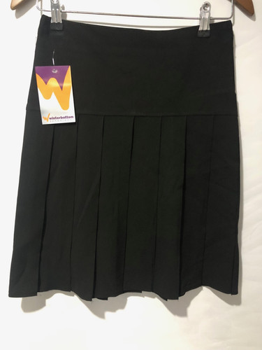 Black school uniform pleated - uniform,