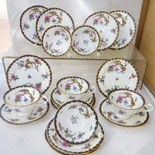 Antique  Cauldon  Tea Set