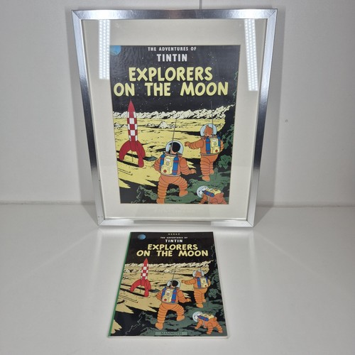 Tintin explorers the moon - explorers, on