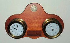 WEEMS PLATH BRASS SEA CLOCK