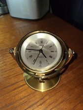 1980's Swiza Quartz Brass Desk