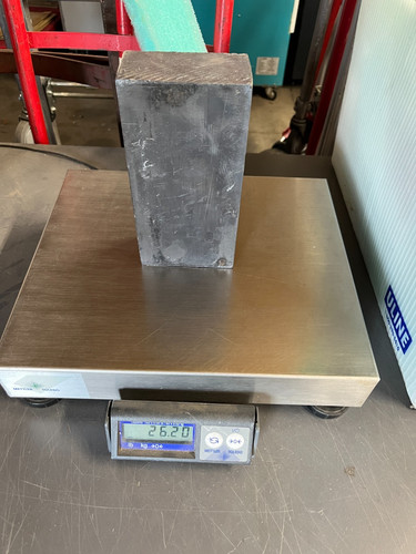 Pure lead ingot brick - pure, 26.6