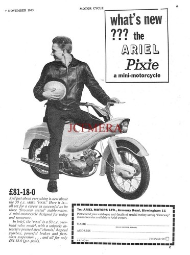 Ariel pixie mini motor - ariel,