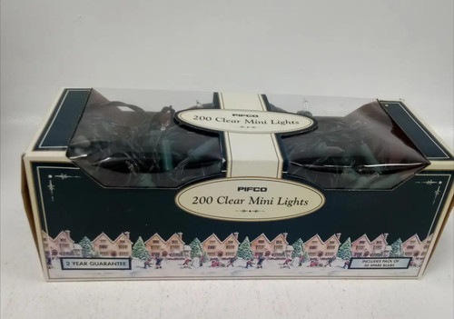 Pifco 200 clear mini christmas - clear,