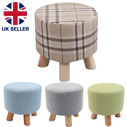 Small wooden footstool - small,