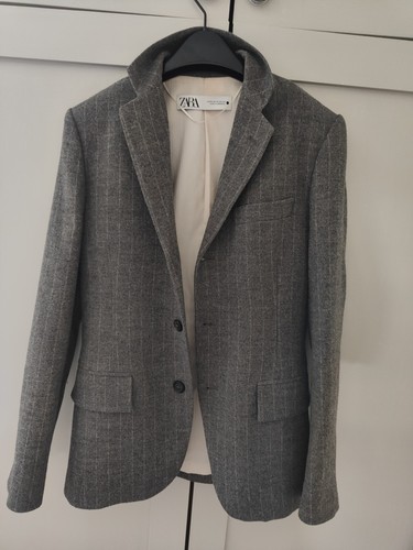 Grey brown woman zara blazer - woman,