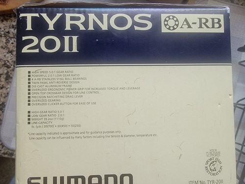 Shimano tyrnos speed - 20,