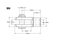 Clevis Yoke Fork End Joint