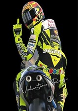 Valentino Rossi Signed Printed