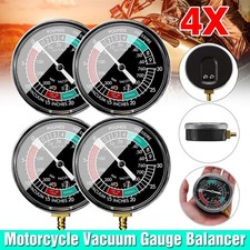 4PCS Motorcycle Carb Carburettor Vacuum Balancer Synchronizer Gauge Cylinder Kit