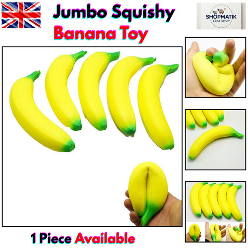 Jumbo squishy banana - banana, toy