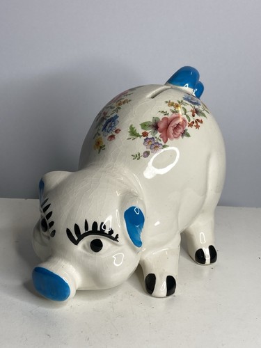 Ceramic pig large piggy - ceramic, pig,