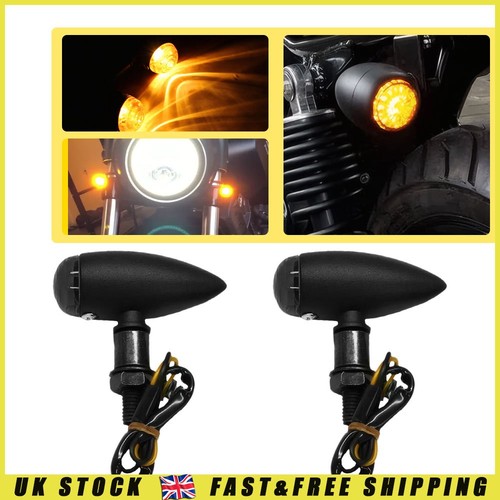 Motorcycle smoked lens turn - 2x,