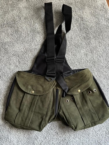Falconry leather nubuck vest - falconry,